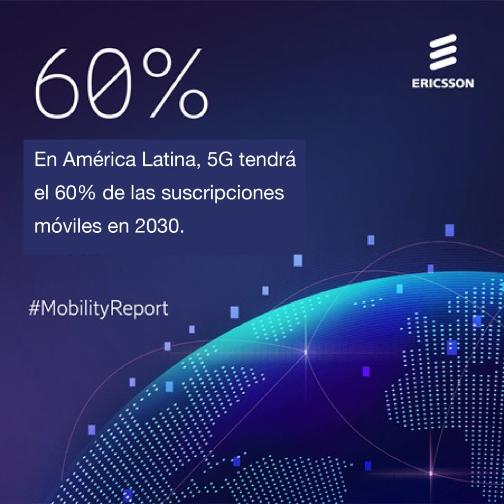5G tendrá 60% de las suscripciones móviles en América Latina.