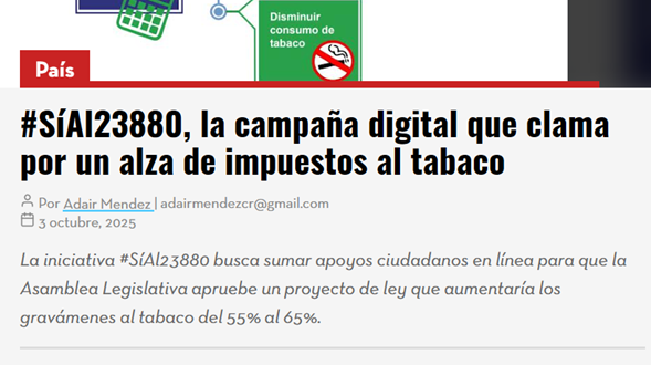 Campaña #SíAl23880 en medios - Semanario Universidad
