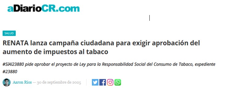Campaña #SíAl28880 en medios de comunicación - aDiarioCR